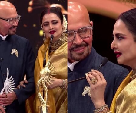 Rekha-Rakesh Roshan relives special memories from ‘Khoon Bhari Maang’ on IIFA stage