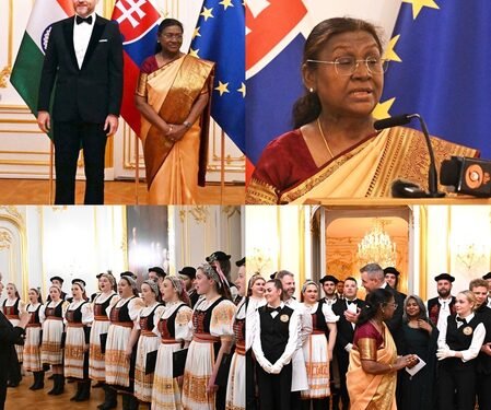 Slovak President hosts banquet at Bratislava Castle in honour of Prez Murmu