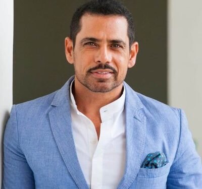 Robert Vadra at ED office after fresh summons in Gurugram land deal case