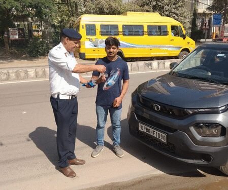 Gurugram Traffic Police issue Rs 99.42 lakh in fines for wrong-side driving