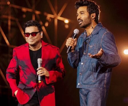 Dhanush surprises the audience at A. R. Rahman’s Mumbai concert