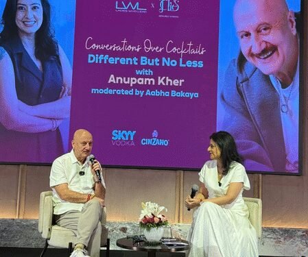 Anupam Kher indulges in a fruitful discussion about optimism & the power of failure