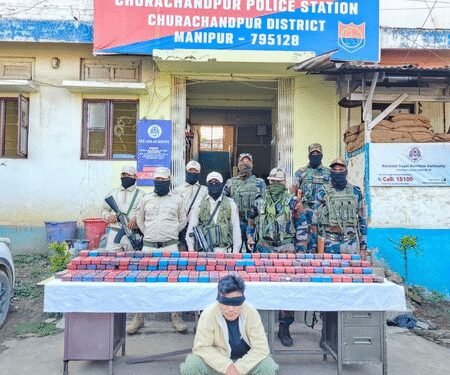 Security forces seize drugs valued at Rs 48.7 crore in Manipur; one held