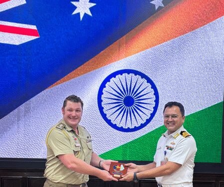 Australian Command and Staff College team in India for deeper defence understanding