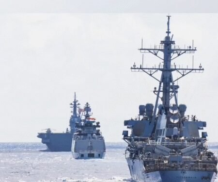 INS Sahyadri participates in sea phase of Exercise Malabar