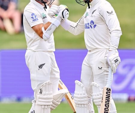 3rd Test: Conway, Latham’s historic stand powers NZ to 334-1 vs WI on Day 1