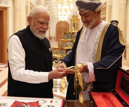Honour dedicated to ancestors who travelled from Mandvi to Muscat: PM Modi after receiving Order of Oman (Ld)