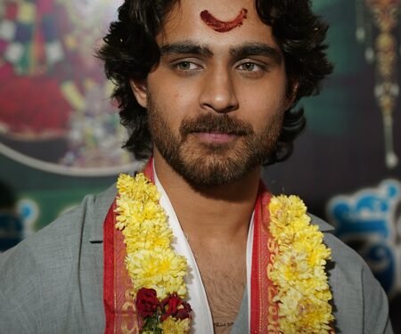 Actor Roshan offers prayers at the Sri Bhadrakali Temple ahead of Champion’s release