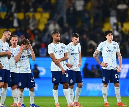 Inter Milan lose to Bologna on penalties in Italian Super Cup SF