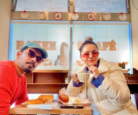 Rubina Dilaik, Abhinav Shukla surprised to find ‘hot black coffee’ on a roadside vending machine in Japan