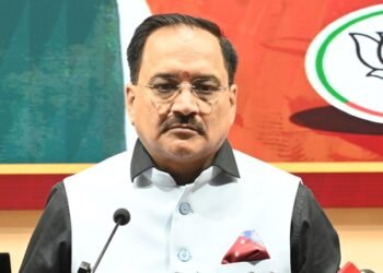 Delhi BJP chief slams AAP leader Saurabh Bharadwaj’s theatrics over pollution