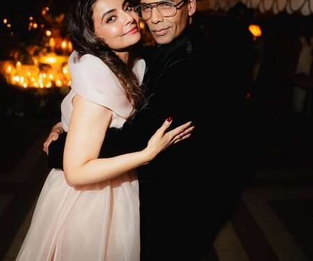 Ranveer Singh, Rani Mukerji, & Karan Johar grace Vaibhavi Merchant’s 50th birthday bash