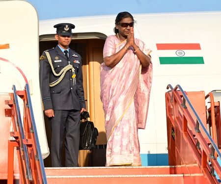 President Murmu returns to Delhi after winter sojourn in Hyderabad