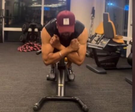 Sharad Kelkar hits the gym for an intense session to prepare for his next