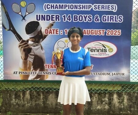Harsha Deshpande seals double title at GSTA State Ranking Tennis Tournament