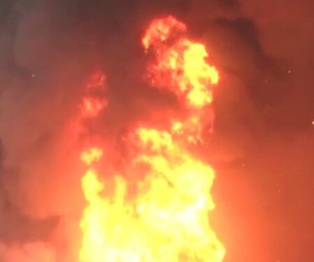 Gas leak, fire at ONGC well triggers panic in Andhra village