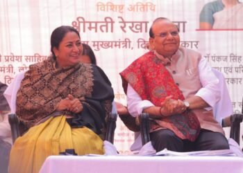 Delhi LG, CM Rekha Gupta lay foundation stone for road, drainage project in Najafgarh