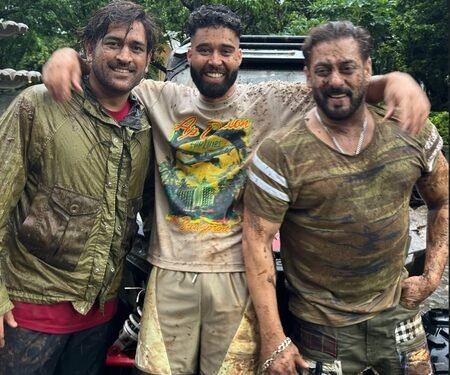 Salman Khan, MS Dhoni take on a muddy adventure with AP Dhillon