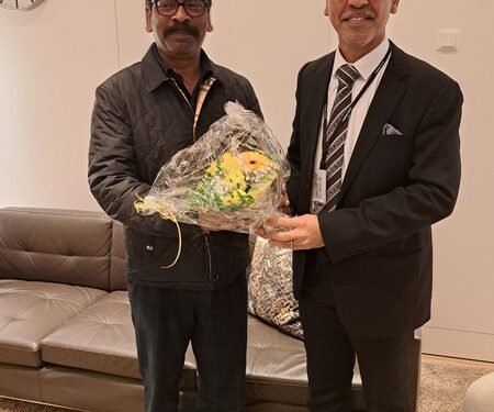 Hemant Soren arrives in Zurich to attend WEF, pitch Jharkhand as ‘Infinite Opportunity State’