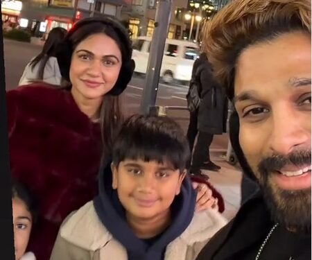 Allu Arjun’s Tokyo trip is all about family, fun and good food
