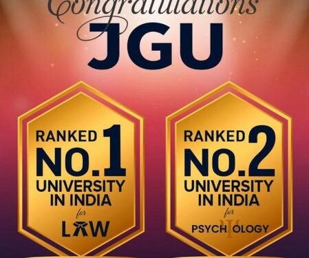 OP Jindal Global University secures first entry in Times Higher Education Subject Rankings 2026