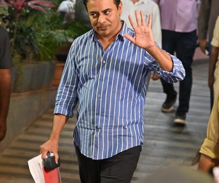 Telangana: KTR questioned by SIT for seven hours in phone tapping case (Lead)