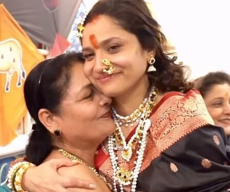 Ankita Lokhande credits her mother for teaching her to make home ‘bright and happy’ during festivals