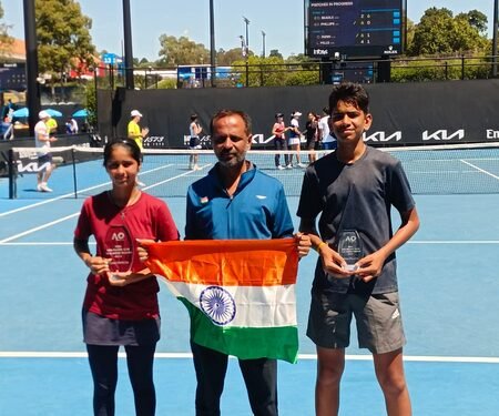 Sports Min Mandaviya lauds Jensi Kanabar on winning Aus Open Asia-Pacific Elite 14 & Under Trophy