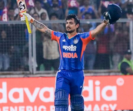 5th T20I: Kishan’s 42-ball hundred, Suryakumar’s 63 carries India to mammoth 271/5