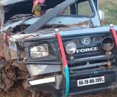Three women farmers killed as two vehicles collide in Karnataka