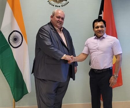 Indian envoy meets Papua New Guinea’s Foreign Minister, discusses strengthening bilateral ties