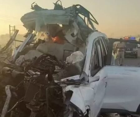 Seven killed in chain collision involving car, bike, canter on Bengaluru national highway