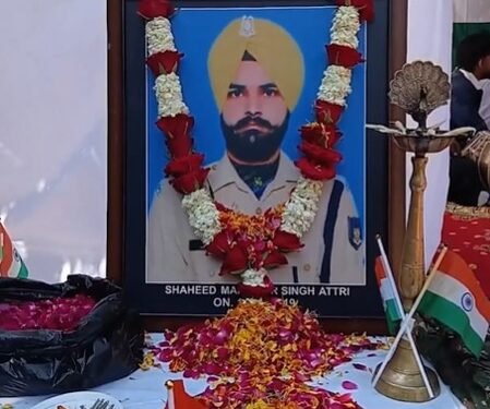 Seven years on, Dinanagar pays tribute to Pulwama martyr Constable Maninder Singh