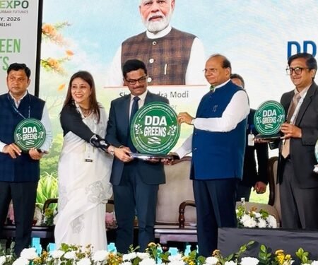 Delhi LG opens ‘DDA Green Expo 2026’ at Baansera near Yamuna