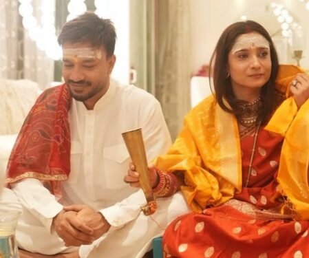 Ankita Lokhande Vicky Jain conduct pooja on Mahashivratri, say ‘Shiva Parvati showed that live exists’