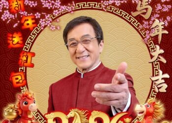 Jackie Chan wishes fans around the world a happy Chinese New Year of the Horse!
