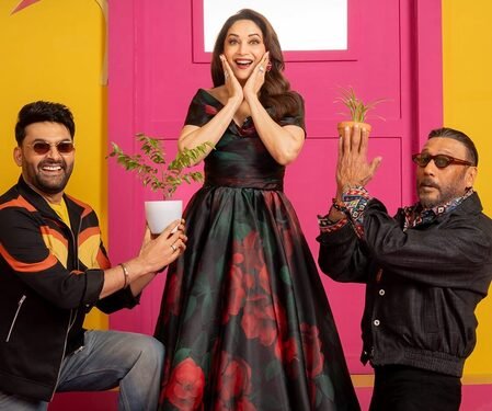 Madhuri Dixit recalls her first memory of Jackie Shroff & Anil Kapoor on the set of ‘Karma’