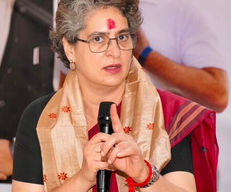 Priyanka Gandhi condemns action against youth wing, reaffirms Cong’s ‘firm support’