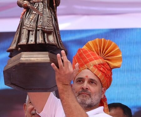 Shivaji Maharaj unique symbol of bravery, foresight and just leadership: LoP Rahul Gandhi