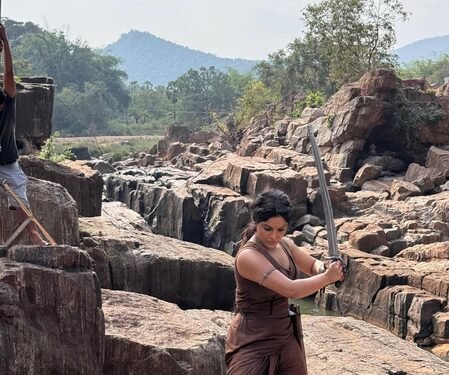 Samyuktha was on a rope for two days to perform a risky stunt in ‘Swayambhu’: Director Bharat Krishnamachari