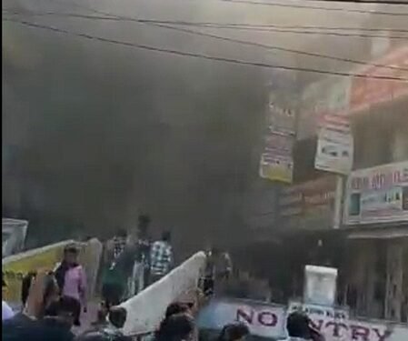 Fire breaks out in Hyderabad building housing coaching institutes; 50 students rescued