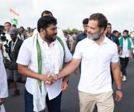 BJP says shirtless stir at AI Summit plotted at Rahul’s residence, unearths ‘padyatra’ connection