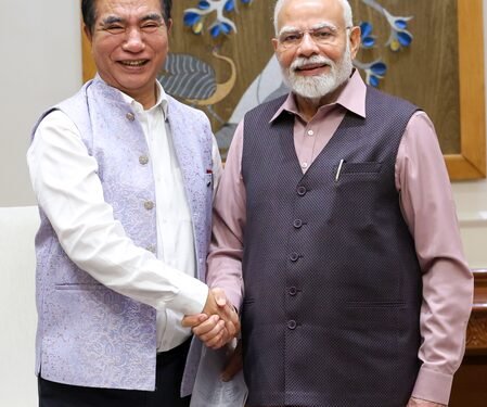 ‘Best wishes’: PM Modi extends birthday greetings to Mizoram CM Lalduhoma