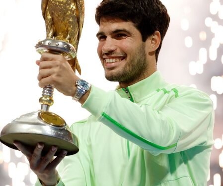 Alcaraz sinks Fils to lift Qatar Open trophy