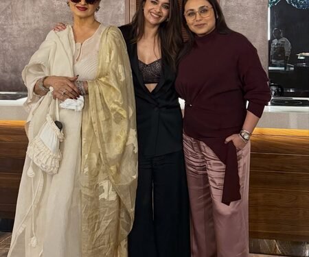 Keerthy Suresh enjoys an ‘evening to remember’ with Rani Mukerji, Rekha