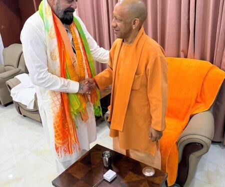 Sanjay Dutt shares glimpse of his ‘positive exchange’ with CM Yogi Adityanath