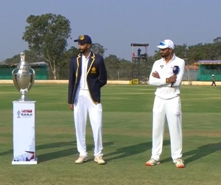 Ranji Trophy Final: Yawer, Pundir take J&K to 104/1 at lunch against Karnataka on Day 1