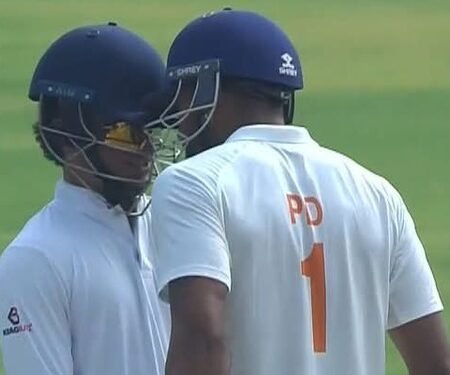 Ranji Trophy Final: Tempers flare as skipper Paras Dogra headbutts Karnataka fielder on Day 2