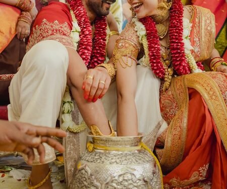 Rashmika Mandanna introduces her ‘now husband’ Vijay Deverakonda after a traditional wedding