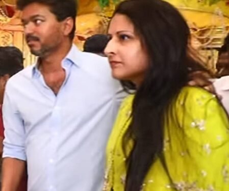 Vijay’s wife Sankgeetha Vijay files for divorce; cites Vijay’s “adulterous relationship” as reason